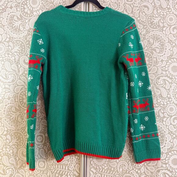 Christmas Pug Dog Sweater XL - Picture 3 of 4